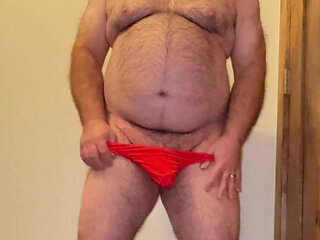 Anal Steve in a hot strip tease that ends with some precum eating