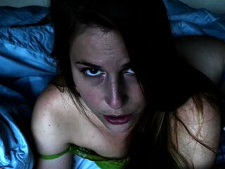 Pale amateur teen brunette Lynn Love