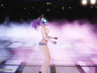 Aespa - Armageddon - Akali Sexy Striptease