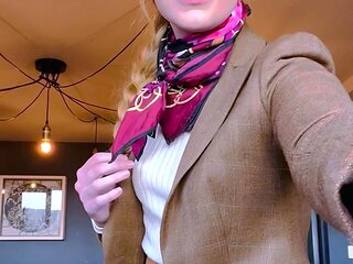 Lovely Blonde With Tight Pussy Masturbate Solo