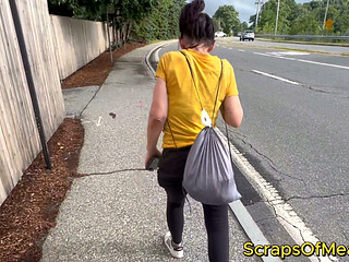 Street Walker Lets Me Use Her Mouth However I Want!