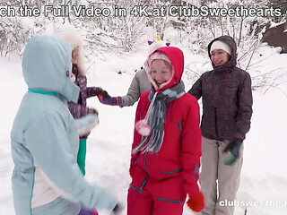 Frosty Sweethearts Part 3 - Horny Teens Lick Tight Pussy at ClubSweethearts