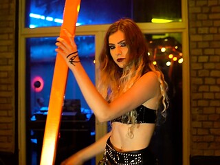 Teen Girl Solo Masturbation and Striptease 3