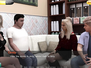 Virgin couples swap partners at a party night