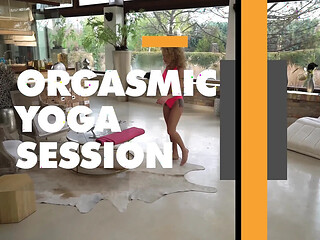 Hot girlfriend Geisha Kyd gives POV yoga lesson to Lulu and Lilly Bella