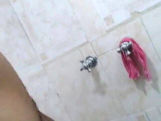 Playing a bit in the shower!