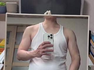 white shirt and lewd cock