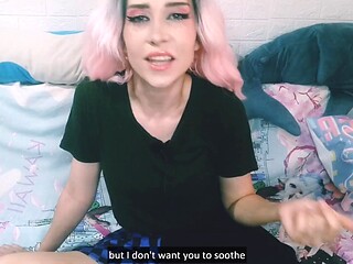 Chastity-cage-break after a week Evelyn Rose POV