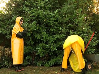 German amateur couple fucking outdoors