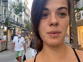 Teen Cumshot Stroll In Madrid