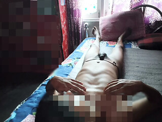 Step son resting time necked massage and sex
