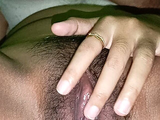 Horny Wife Left by Her Husband at Work Masturbating Her Wet Pussy