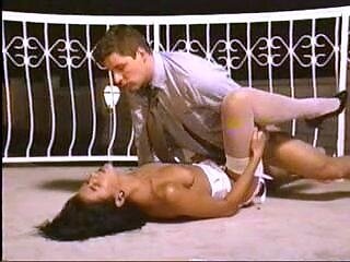 Cute brunette gives blowjob before hardcore fuckin