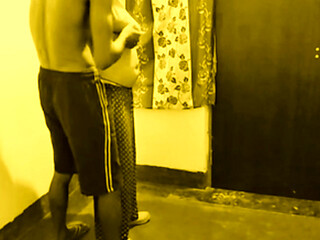 Hot Bhabi come neighbour home for Big black cock fuck..