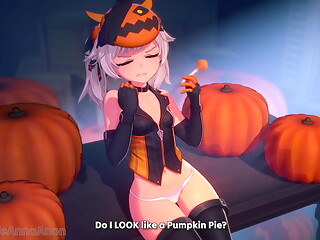 Chica calabaza quiere que la llenen de crema