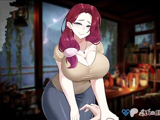 Southern MILF next door sucks and grinds on your cock in a stormy night