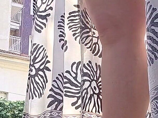 Hot Sun in the Garden Minimal Bikini, Camouflage Sandals and the Desire to Be Looked at
