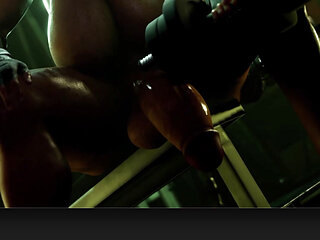 Big Fat Breast Transgender Jill Valentine Preparing for Her Hard Cock Comeback