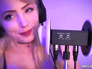 Sweet sounds of ASMR ear licking