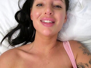Brunette Solo Webcam Masturbation