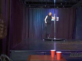SHAME4K. Lady Sweet Candy Fucks a Performer Right on Stage