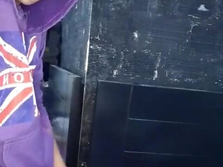 Young Man Masturbates with Inflated Comdon