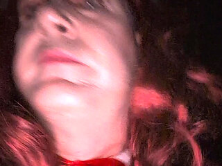 Pissing in Sexy Santa