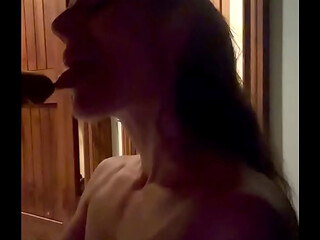 wife talking her talk before blowjob