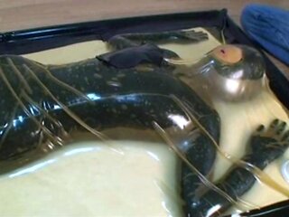 Amateur fetish BDSM action with redhead