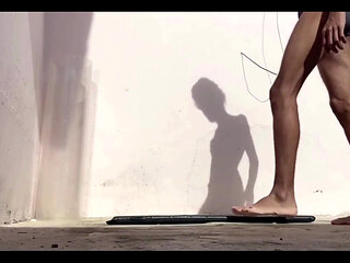 Stretching in the Excited Morning.