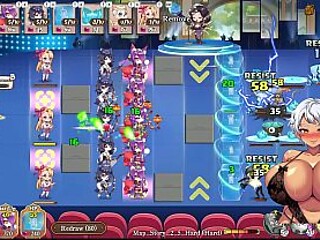 Jiggly big-butt Yokai gets her ass purified in part 3 of anime session