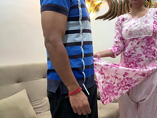 Indian hot Bhabhi sex with tailor master (Hindi audio)
