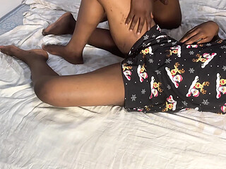 Busty ebony teen begs for a hard fucking