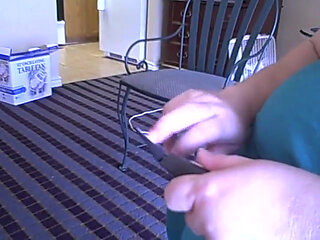 I file my nails and push back cuticles