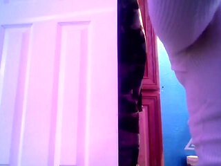 Horny Girl Rubs Her Pussy When Mans Not Looking