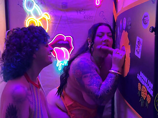 Bailey Boston & Kennedy Starling Share Bwc at Gloryhole