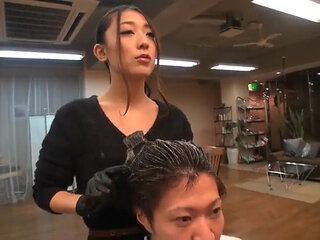 At the Salon Where Her Eyes Meet Mine a Little Too Often