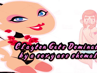 AUDIO ONLY - Clayton gets dominated by a sexy ass shemale