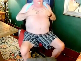 Daddy Jerks for Stepson on Cam