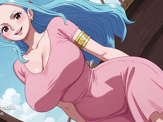 Vivi Nefertari Fucks the New Member of Her Crew! One Piece Hentai Uncensored POV