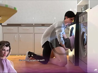 Apocalust By Psychodelusional - Fucking His Stuck Stepmom in the Ass while She is Stuck in the Dryer