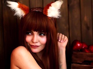 Kalinka Fox Holo Spice and Wolf Cosplay Patreon Video