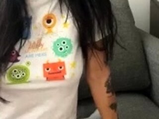 Great Big Boobs On Masturbating Redhead