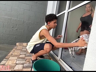 I Found My Stepson with My Sex and Made Him My Object of Anal Sex