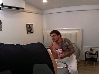 Spanish Blog - ALeja Palacios filming her first porn movie with a debut actor in front of her cuckold husband - BackstageClub