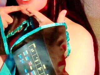 Cosplay De Puti Miku Sfw