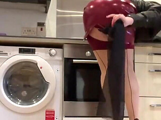 Leggy Nylons Chiffon MILF Tease