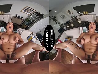 Maya Farrell, the busty latina milf, enjoys intense sex in hd.