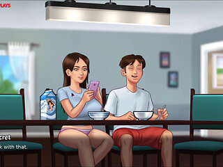 A Lonely Horny MILF Landlady Was Caught Masturbating Her Juicy Pussy By Her Horny Pervert Tenants - Summertime Saga 3D Games