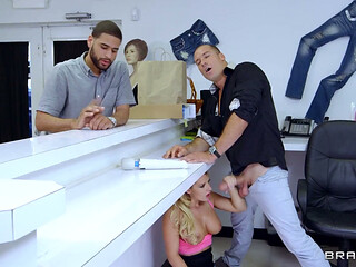 Big Tits at Work - Cali Carter Prefers Masturbating on the Job Until Manager Sean Gives Her Hardcore Sex